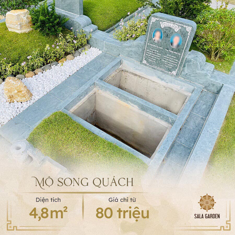 Mộ Song Quách Sala Garden 3 gia mo song quach