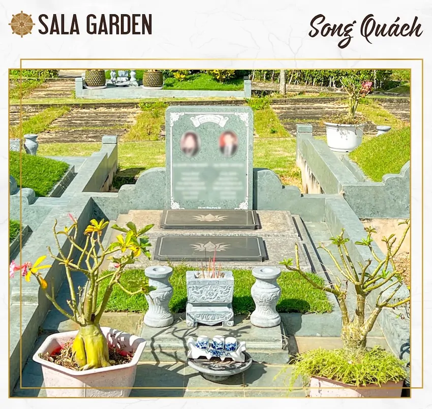 Mộ Song Quách Sala Garden 2 mo song quach